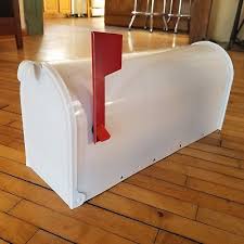 Elite White Steel Rust Resistant Gibraltar Post-Mount Mailbox - Afbeelding 3