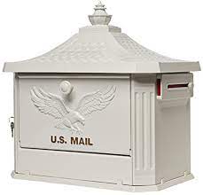 Large Capacity Premium Post-Mount Security White mailbox - Afbeelding 2