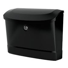 The Princeton Black Wall-Mounted Steel Mailbox - Afbeelding 2
