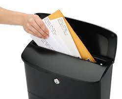 The Princeton Black Wall-Mounted Steel Mailbox - Afbeelding 5