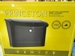 The Princeton Black Wall-Mounted Steel Mailbox - Afbeelding 3